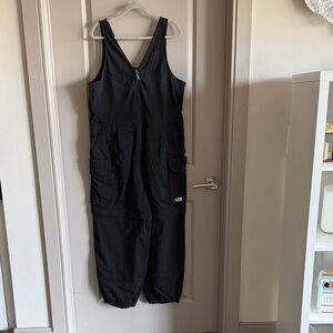 The North Face Black Cargo Jumpsuit / romper